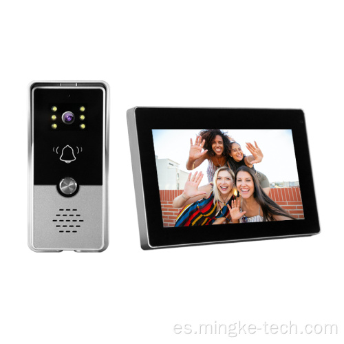 Sistema de intercomunicador de video HD Doorbell de 4 hilos para Villa